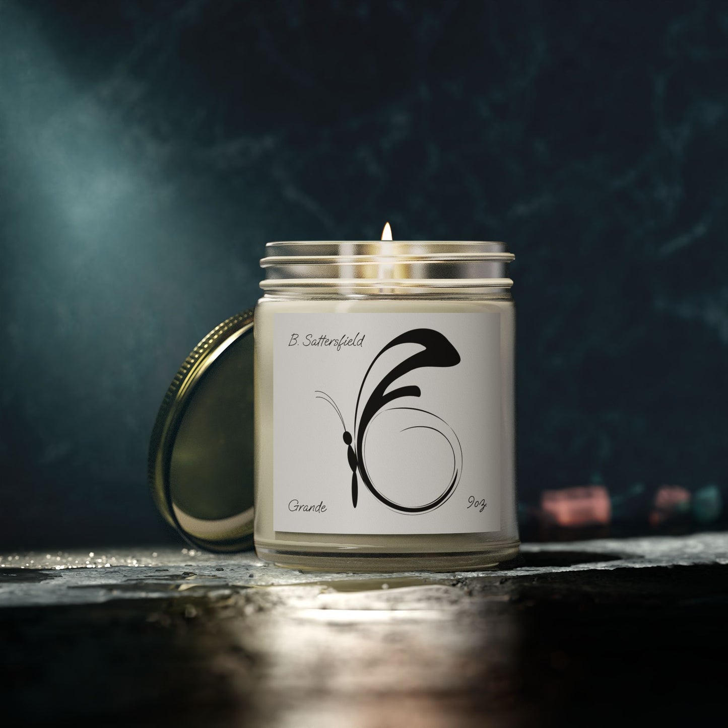 Ala Elegant Scented Candles - Coconut Apricot Wax (4oz, 9oz) - Perfect for Relaxation & Gift Giving