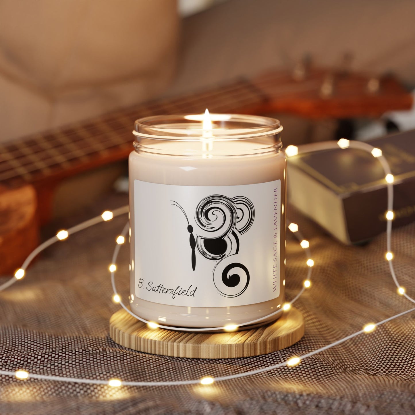 Ala Elegant Swirl Scented Soy Candle | 9oz Aromatherapy Gift