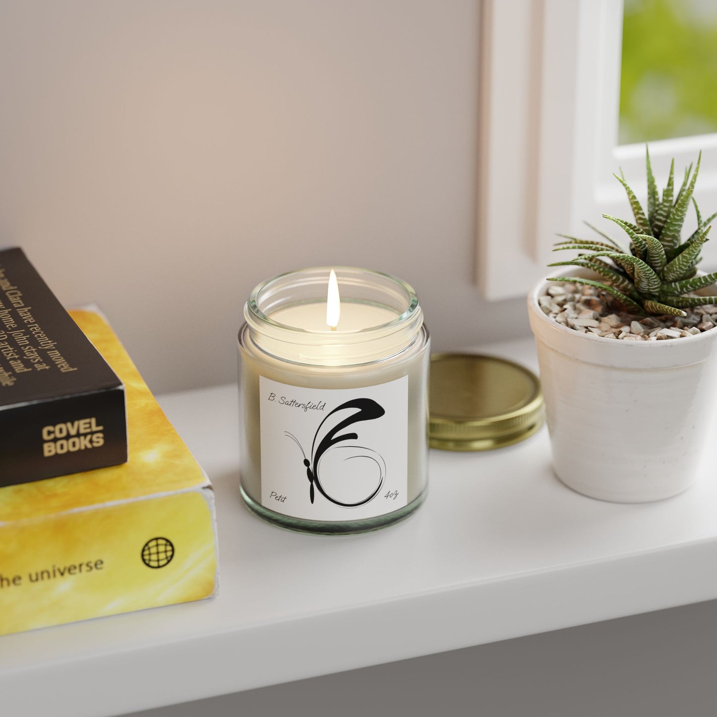Ala Elegant Scented Candles - Coconut Apricot Wax (4oz, 9oz) - Perfect for Relaxation & Gift Giving