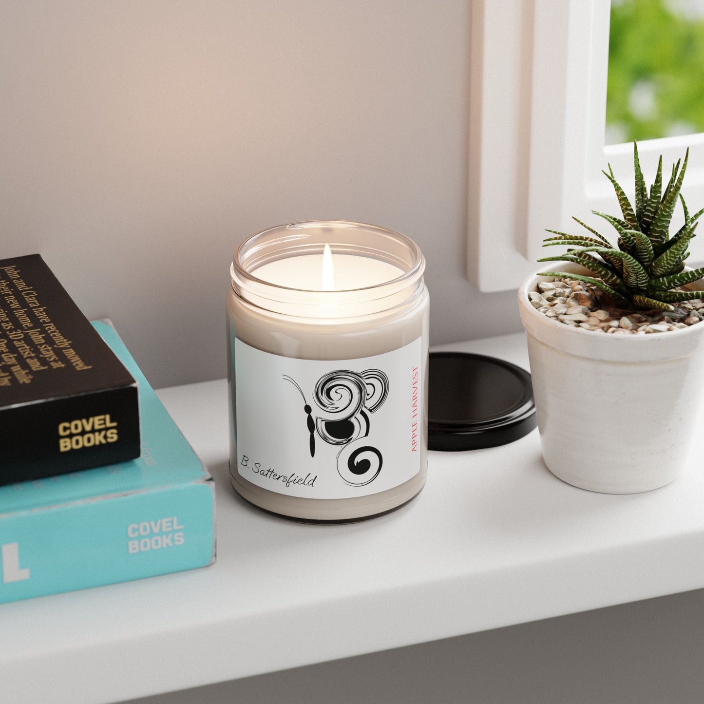 Ala Elegant Swirl Scented Soy Candle | 9oz Aromatherapy Gift