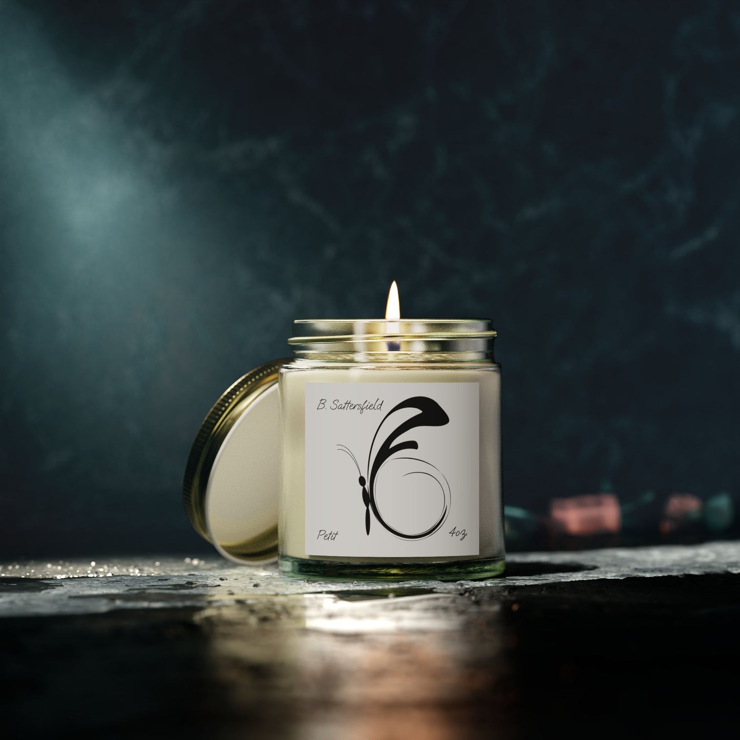 Ala Elegant Scented Candles - Coconut Apricot Wax (4oz, 9oz) - Perfect for Relaxation & Gift Giving