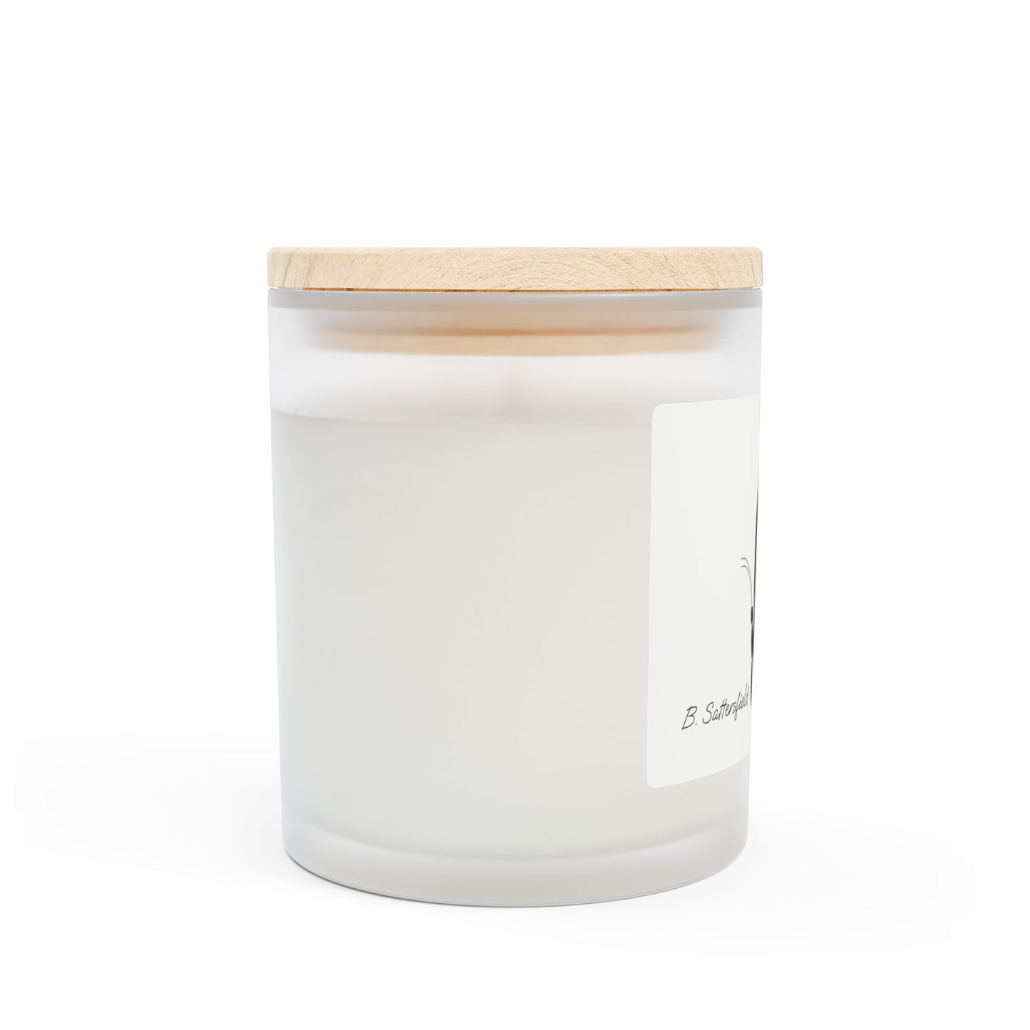 Ala Elegant Butterfly Frosted Glass Candle - 11oz Aromatherapy