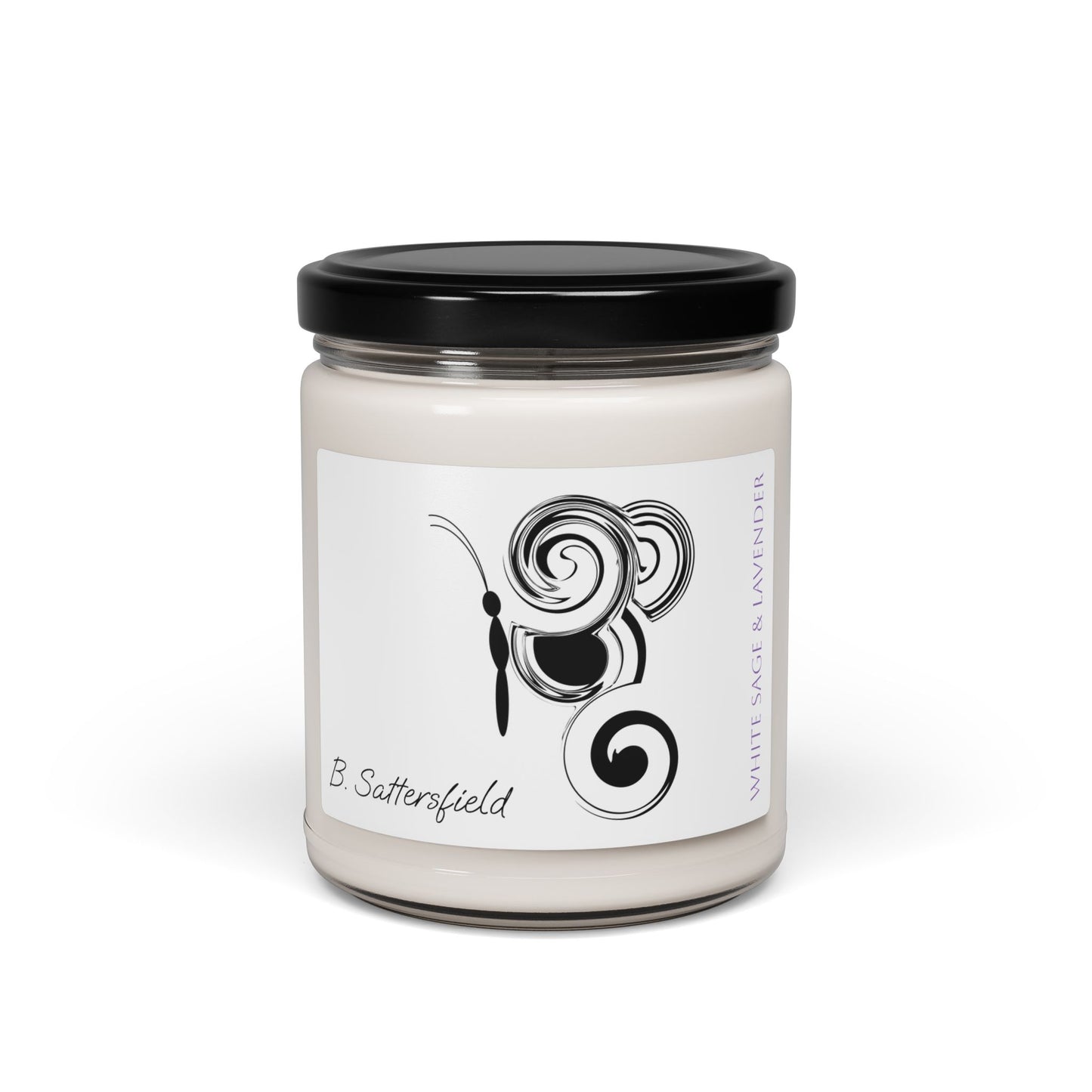 Ala Elegant Swirl Scented Soy Candle | 9oz Aromatherapy Gift
