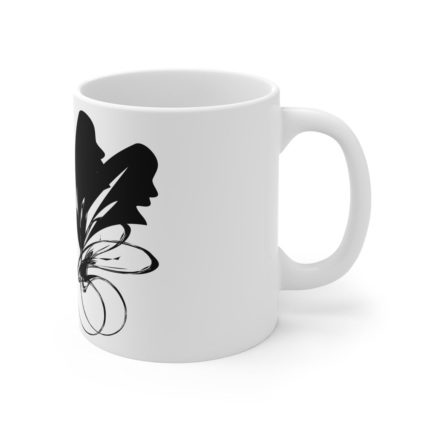 Ala Elegant Butterfly Coffee Mug - Personalized 11oz Mug for Nature Lovers