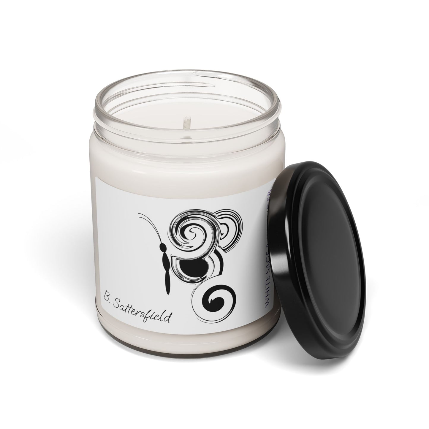 Ala Elegant Swirl Scented Soy Candle | 9oz Aromatherapy Gift